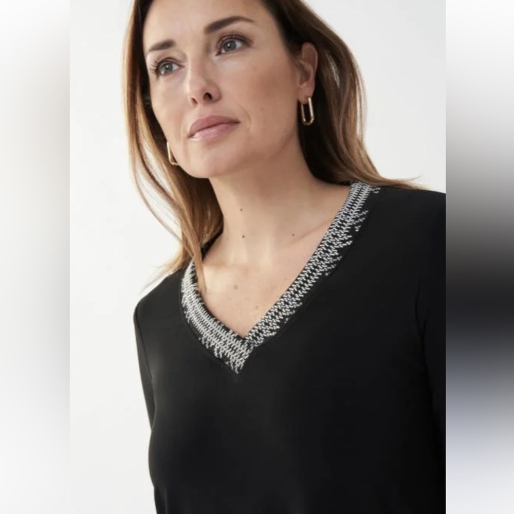 NWT Joseph Ribkoff V Neck Trim Style 2233257 - Picture 6 of 16
